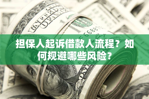 济南担保人起诉借款人流程？如何规避哪些风险？