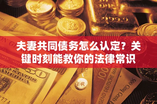济南夫妻共同债务怎么认定？关键时刻能救你的法律常识