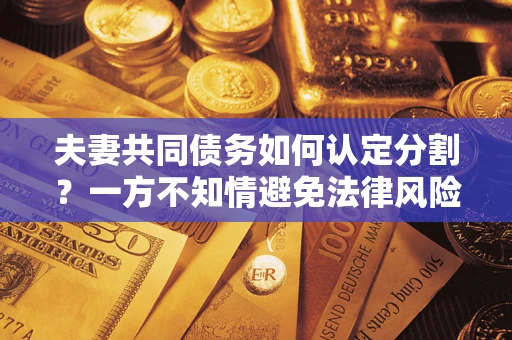 济南夫妻共同债务如何认定分割？一方不知情避免法律风险必看！